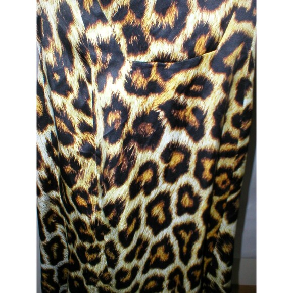 New Womens 2 NWT Italy Just Cavalli Leopard Print Dress 38 One Shoulder Sexy - Picture 2 of 12